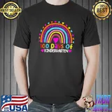 Happy 100th Day of Kindergarten School Teacher Student kids T-Shirt Unisex