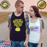 I can't help what my face does when you speak Tank Top