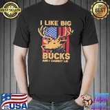 I like big bucks and I cannot lie love hunting shirt