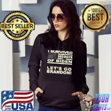 I survived 365 days of Biden let's go brandon Hoodie