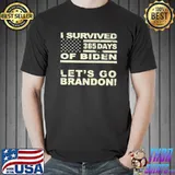 I survived 365 days of Biden let's go brandon shirt