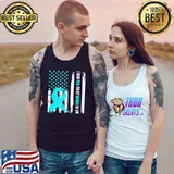 I wear teal for my mother in law cervical cancer awareness Tank Top