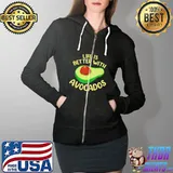 Life is better with avocados Full Zip Hooded