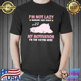 Llama i’m not lazy someone just stole my motivation i’m the victim here Unisex