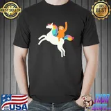 Magic Time Sloth Driving Unicorn Unisex T-Shirt
