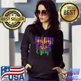 Mardi Gras Crew Mardi Gras Party Costume Raglan Baseball T Shirt