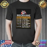 Mechanic hourly rate labor rates for mechanic shirt