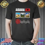 Nice Albania Flag,Flag of Albania,Albania T-shirt