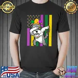 Nice American Flag Mardi Gras Schnauzer Dog Festival Puppy Lover T-Shirt Unisex