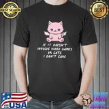 Nice Doesn't Involve Video Games Or Cats I Don't Care Pastel Goth T-Shirt Unisex