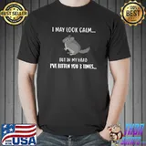 Nice Funny Chinchilla Apparel Gift, I May Look Calm Chinchilla T-Shirt