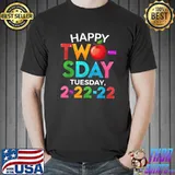 Nice Happy Twosday 2022 February 22nd 2022 Funny 22222 T-Shirt