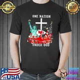 Nice Kansas City Chiefs One nation under god signatures American flag Unisex