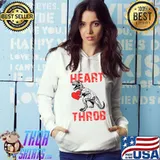 Nice Kids Heartthrob Valentines Day Cool Dinosaur T-Rex V-day Boys T-Shirt