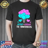 Nice Nene O Nena Te Amamos Spanish Gender Reveal Raglan Baseball T Shirt