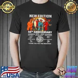 Nice New Edition 44th Anniversary 1978 2022 Thank You For The Memories Shirt Unisex