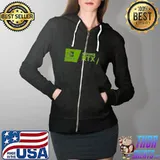 Nvidia Geforce Rtx Unisex T-Shirt Full Zip Hooded