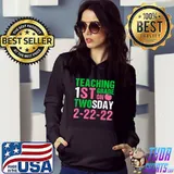 Official 22nd February 2022 Twosday 2-22-22 Funny First Grade Teacher T-Shirt