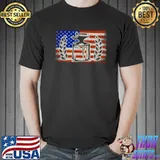 Official American Flag Anvil And Hammer Professional Blacksmith T-Shirt