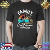 Official California Beach Vacation 2022 Matching Family Group T-Shirt Unisex