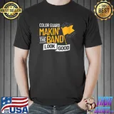 Official Color Guard Flag Tossing Marching Band Show Dance T-shirt
