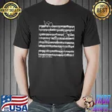 Official Cute Musical Kitty Cat Knocking Over Piano Sheet Music T-Shirt
