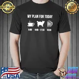 Official Funny American Bobtail Cat Cute Pet Animal My Plan For Today T-Shirt Unisex
