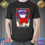 Official Goth Anime Girl Gothic Roses Aesthetic Japanese Vaporwave Shirt Unisex