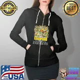 Official Green Bay Packers Teams 2021 Nfc North Division Champions Signatures Thanks Shirt Full Zip Hooded