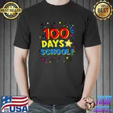 Official Happy 100th 100 Days of School T-shirt Superhero Super Style T-Shirt