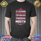 Official I'm a september woman - happy birthday T-shirt