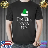 Official I'm Papa Elf Christmas Matching Family Group T-Shirt Unisex