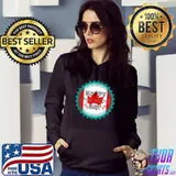 Official Maple Leaf Animal Canadian Celebration Flag Canada Day T-Shirt