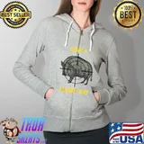 Official Wild Boar Rifle Scope Cross Reticle Accessories Clothing Hunter T- Full Zip Hooded