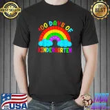 Original 100 Days Of Kindergarten Rainbow Poppin 100th Day Pop It T-Shirt Unisex