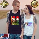 Original 100 Days of School Baseball Teacher Kids Happy 100th Day T-Shirt Tank Top