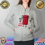 Original Check Out My Six Pack Funny Gymer T- Full Zip Hooded