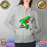 Original Funny Valentines Loveosaurus Rex T-Rex Dinosaur Cartoon T-Shirt Full Zip Hooded