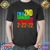Original I'm a 2nd Grader on Twosday Tuesday 2-22-22 Second Grade T-Shirt