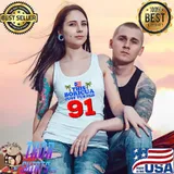 Original This Boricua Just Turned 91 Puerto Rican 91st Birthday Gift T-Shirt Tank Top