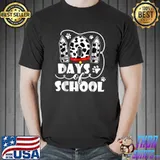 Premium 101 Days Of School Dalmatian Dog 100 Days Smarter T-Shirt