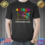 Premium Autism Seeing The World From Different Angels Shirt Unisex