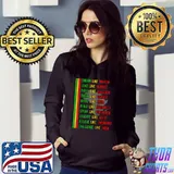 Premium Built by Teach Black History Month Kids Proud African Pride Raglan Baseball T Shirt