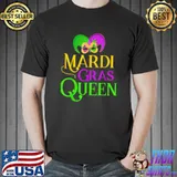 Premium Carnival Party Confetti Outfit - Mardi Gras Queen Crow T-Shirt Unisex