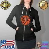 Premium Class Of 2022 Gift Idea High School Senior Basketball Team T-Shirt Full Zip Hooded