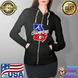 Premium Georgia Bulldogs X Atlanta Braves Fanatics Branded Women’s 2021 State Of Champions Full Zip Hooded
