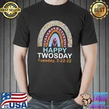 Premium Happy Twosday 2-22-22 February 22 2022 T-Shirt Unisex