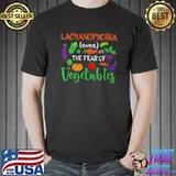Premium Lachanophobia The Fear Of Vegetables T-Shirt Unisex