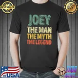 Premium Mens Joey The Man The Myth The Legend Shirt First Name Joey Raglan Baseball T Shirt