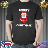 Premium Merry Christmask Santa Claus T- Unisex